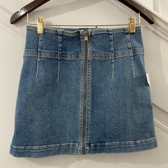 We The Free Dresses & Skirts - Free People Jean Mini Skirt